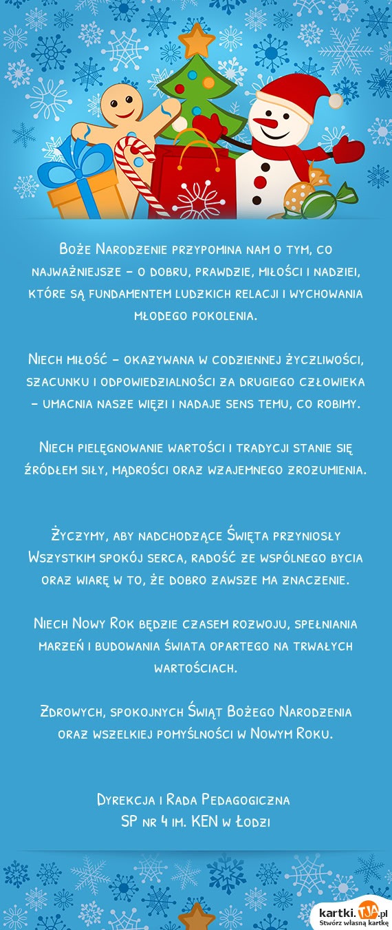 Życzenia Świąteczne