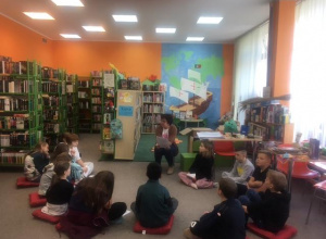 3B i 4B - Warsztaty w Bibliotece na Wilczej