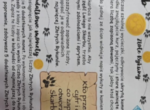 4A - Europejski Tydzień Świadomości Dysleksji - Lwi skarb