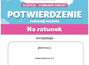 1A - Czytam z klasą lekturki spod chmurki